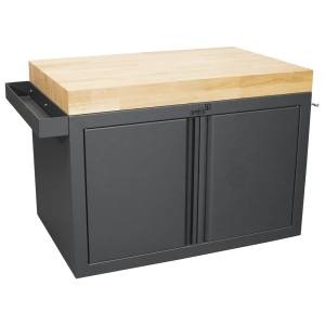 Artiss Tisch mit Schrank 115x45cm graphit