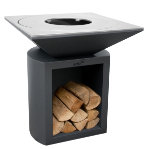 Artiss garden firepit G2 graphite