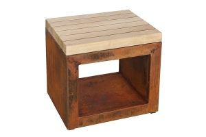 Artiss bench 50x40x46cm corten