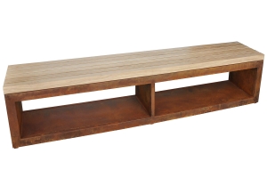 Artiss ławka 200x40x46cm corten